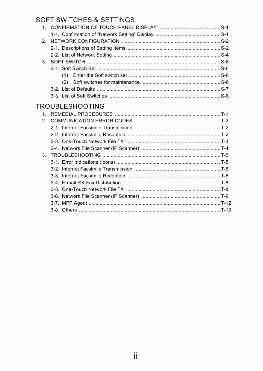 Konica-Minolta MINOLTA Di200f Di251f Di351f Network-Application Service Manual-2